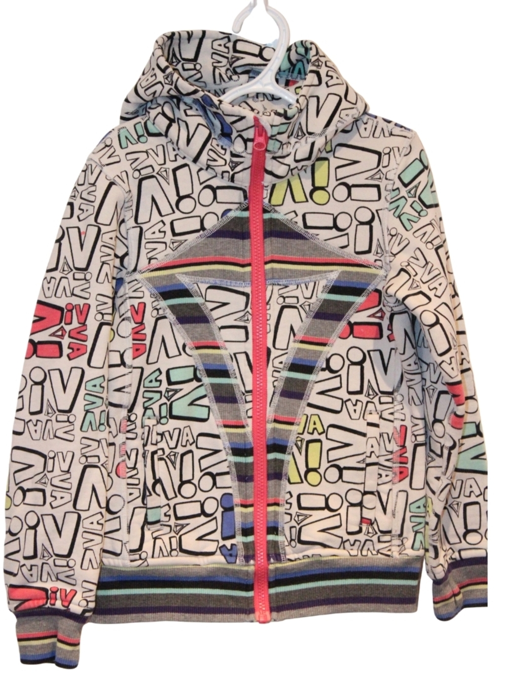 2/$50 🏷 Ivivva Block Letter Zip Hoodie Size 6